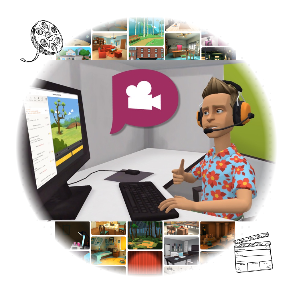 Screenshot from Plotagon Studio mobile app.