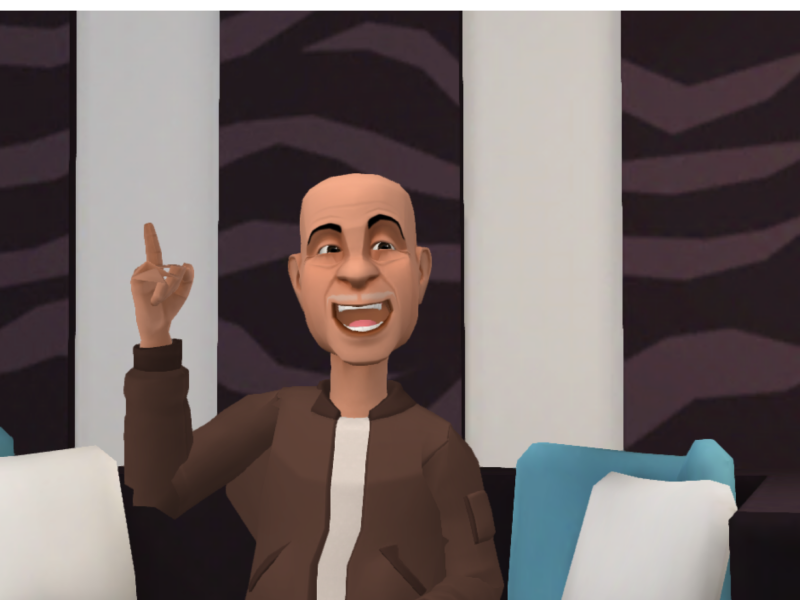 Preview of employee training content created with Plotagon App.